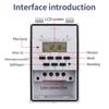 Automatic Digital Timer Switch Relay 168 Hours Weekly 7 Days Programmable Timer Controllor With Outdoor Waterproof Box 220V 30A