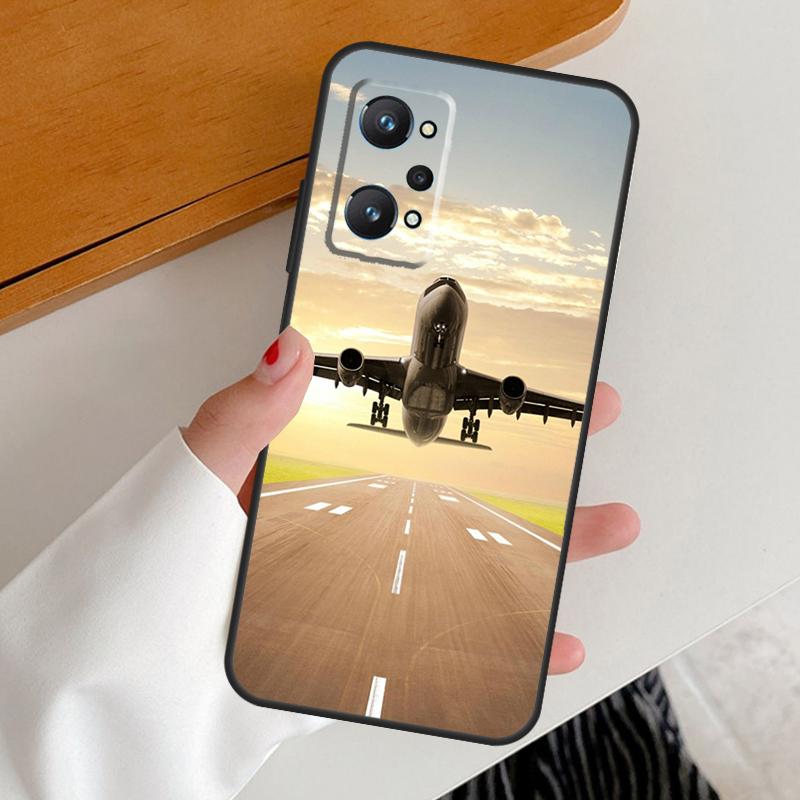 

Чехол для телефона Realme 15 Pro GT7 GT6 10 11 12 13 14 Pro Plus C67 C63 C61 C55 C51 C53 C35 C75 C65 с рисунком Самолет Realme C15