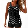 Women's Bohemian Print Split Swimsuit Sport Swimsuit