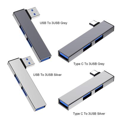 3 In 1 USB Docking Station OTG USB 3.0/Type-C 3.0 To 3 USB USB HUB Type C HUB Speed 5.0Gbps 3 Port for PC Computer Laptop