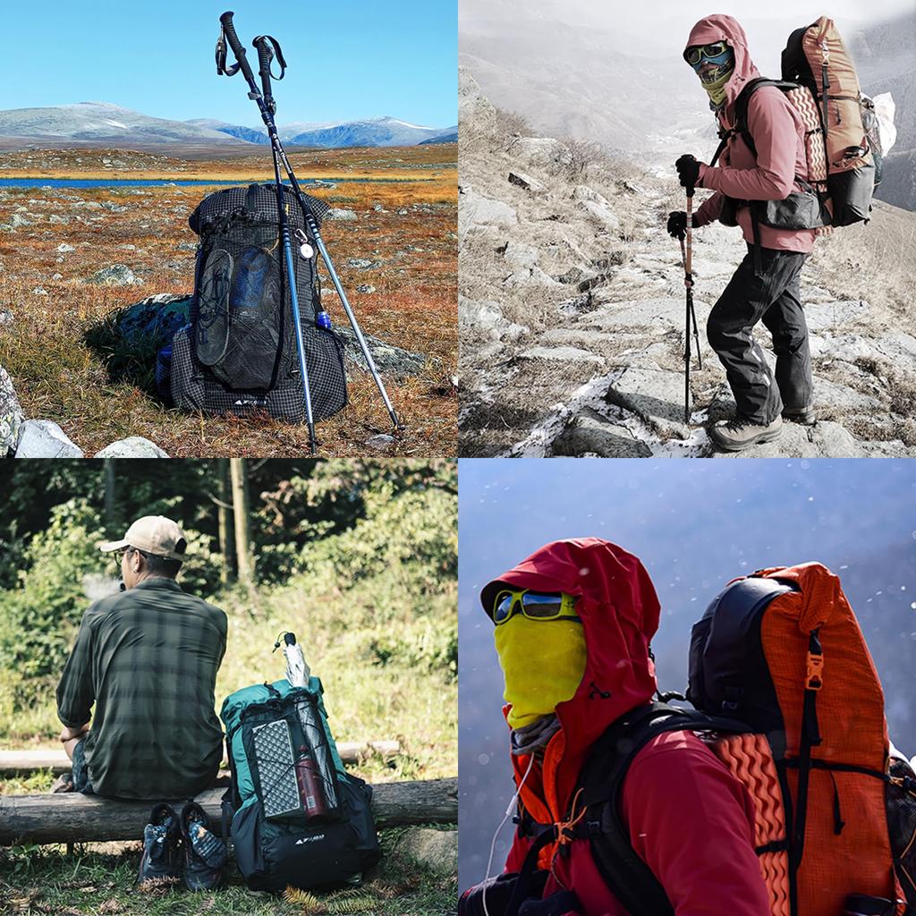 3F UL GEAR Wandergewicht 56L Groß Langlebig 210D Wanderstock und Matte Dicke Schulter Rucksack Sack für und Outdoor-Aktivitäten [Neuestes Modell] Tasche,