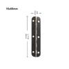 Decorative Mini Brass Cabinet Hinges 10 - 25PCS, Small Hardware for Jewelry Boxes Wine Cabinets Small Cabinet Doors