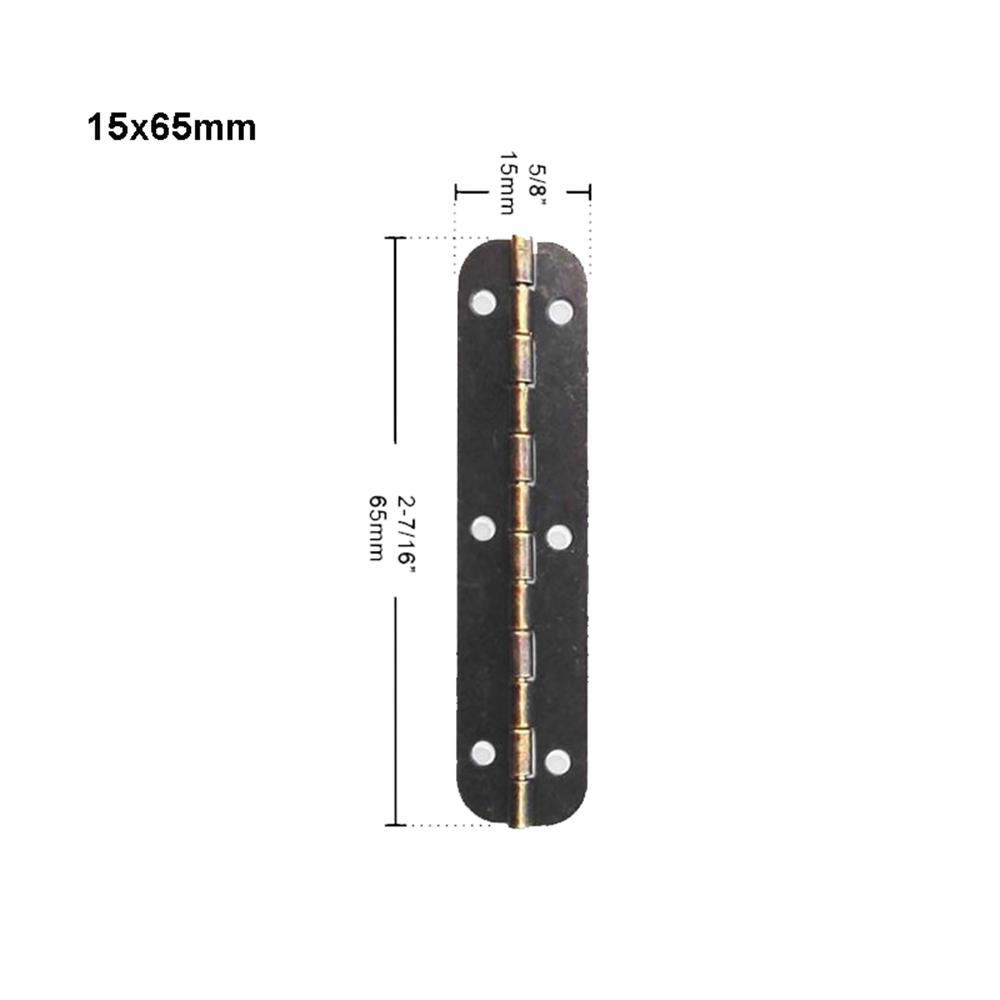 Decorative Mini Brass Cabinet Hinges 10 - 25PCS, Small Hardware for Jewelry Boxes Wine Cabinets Small Cabinet Doors