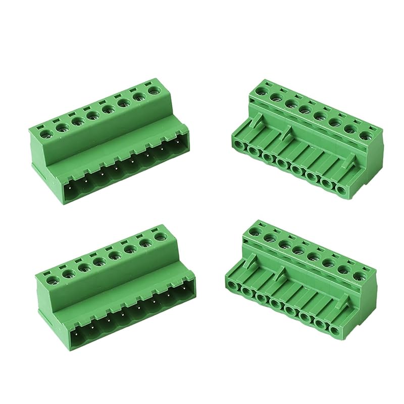 10 Set 3 Pin 2.54MM Pitch Screw Terminal Block Connector for 28-16AWG, Pluggable Quick Connector-Phoenix Type Connector