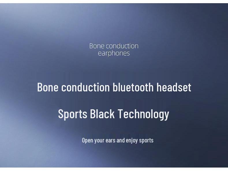 Private Bone Conduction Non-In-Ear Wireless Sports Bluetooth Headset