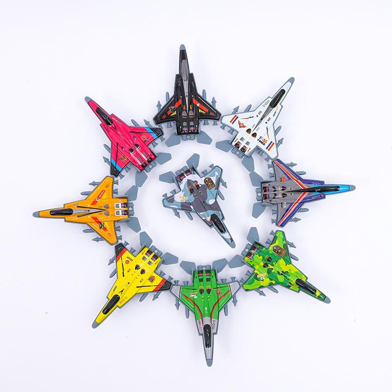 Inertia Battle Plastic Aircraft Toy For Kids Indoor Play And Gifts Decoration