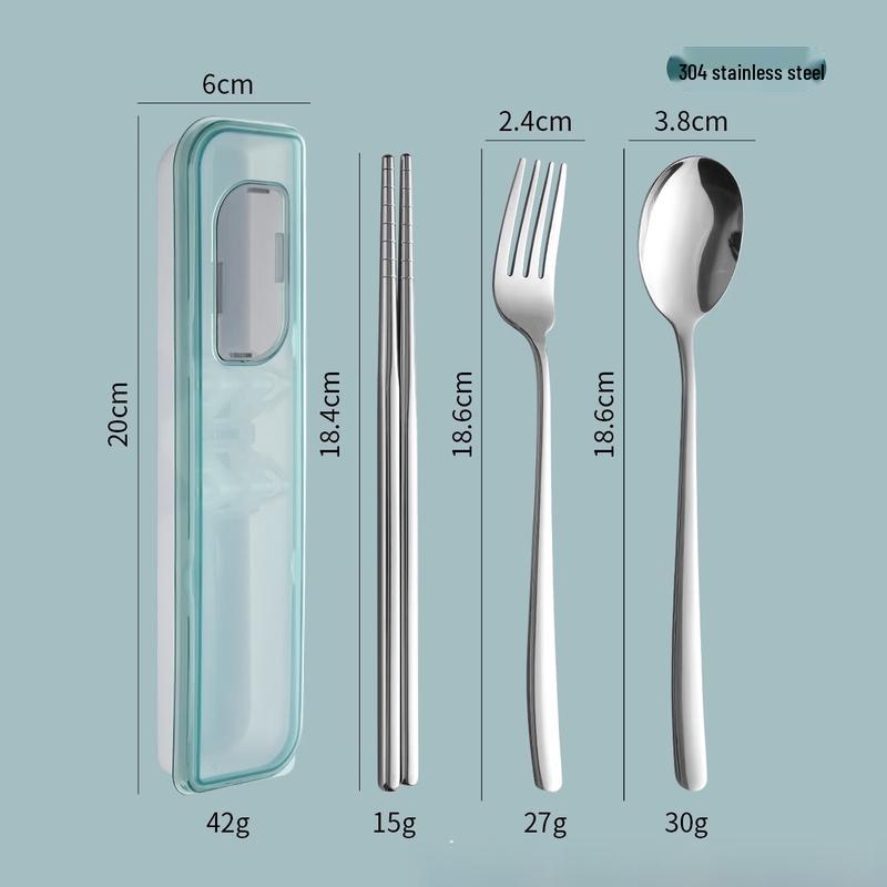 

Ru Han Portable Travel Stainless Steel Cutlery Set