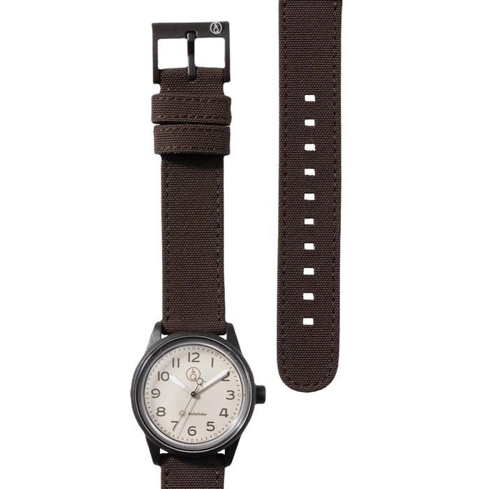 Q&Q SmileSolar Watch Solar Analog Waterproof R01A-001JK Women's Brown