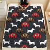 Star Puppy and Kitten Print Flannel Blanket,High Quality Comfortable for All Seasons,Home Decor,Warmth and Comfort,Perfect for Christmas Gifts