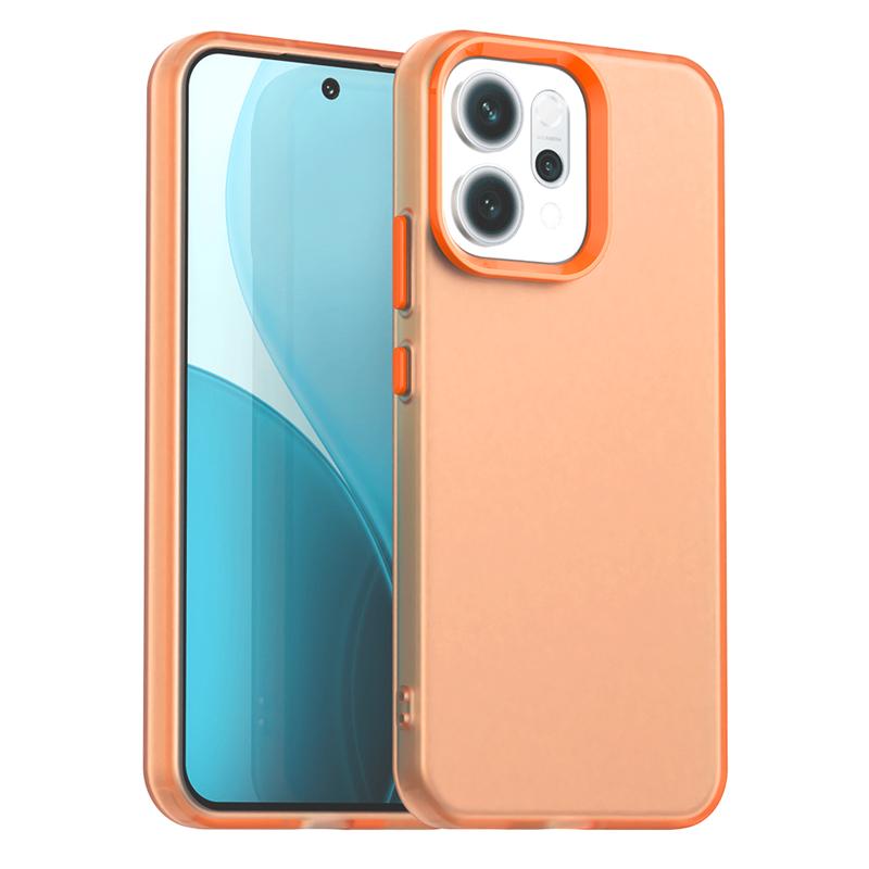 Anti-Drop Candy Color Case For Oppo Reno 14 Pro Matte PC Transparent Case For Oppo Reno 14 Pro Cover For Oppo Reno 14 Pro Case
