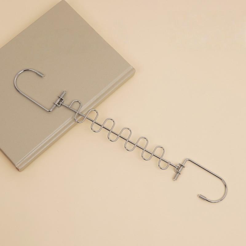 12-Hook Clothes Hangers with Rotatable Hooks Double Sided Durable Metal Hanger for Clothes Closet Laundry Room Space Saving Storage Organization