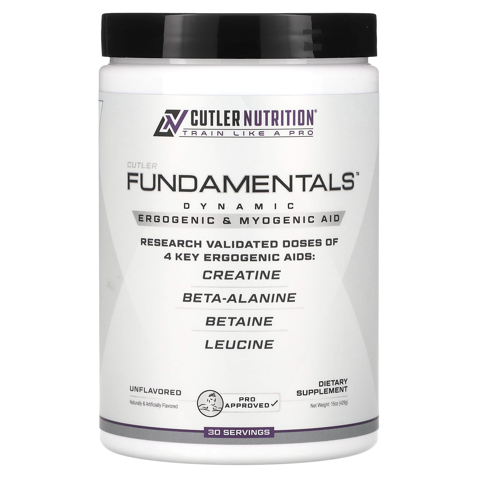 

Fundamental, Dynamic Ergogenic and Muscle Building Aid, Unflavored, 429G (15Oz)