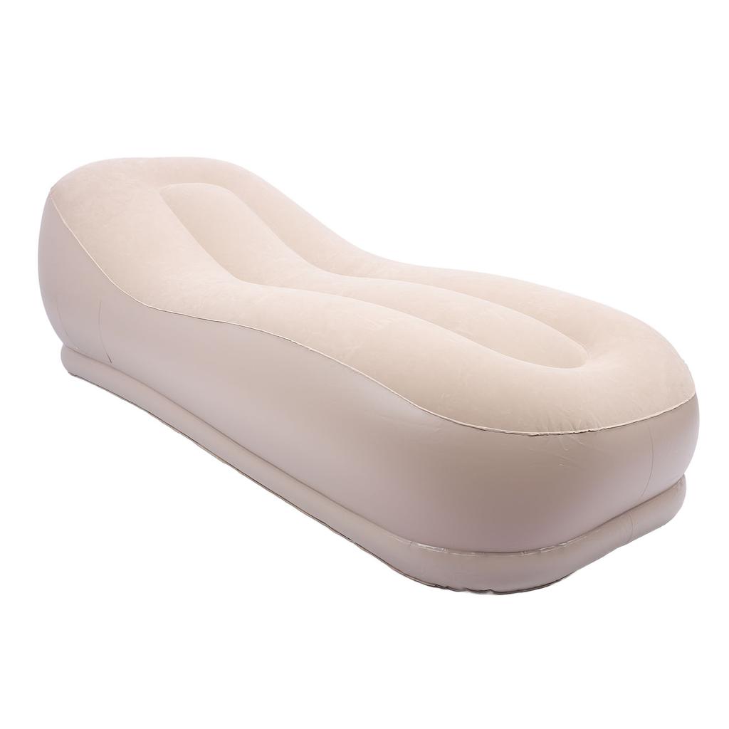 Sofá Hinchable Automático, Sofá Ergonómico Portátil Sofá para Acampada al Aire Libre, Siestas, Relajación para el Hogar, 68.9x29.5x19.7in