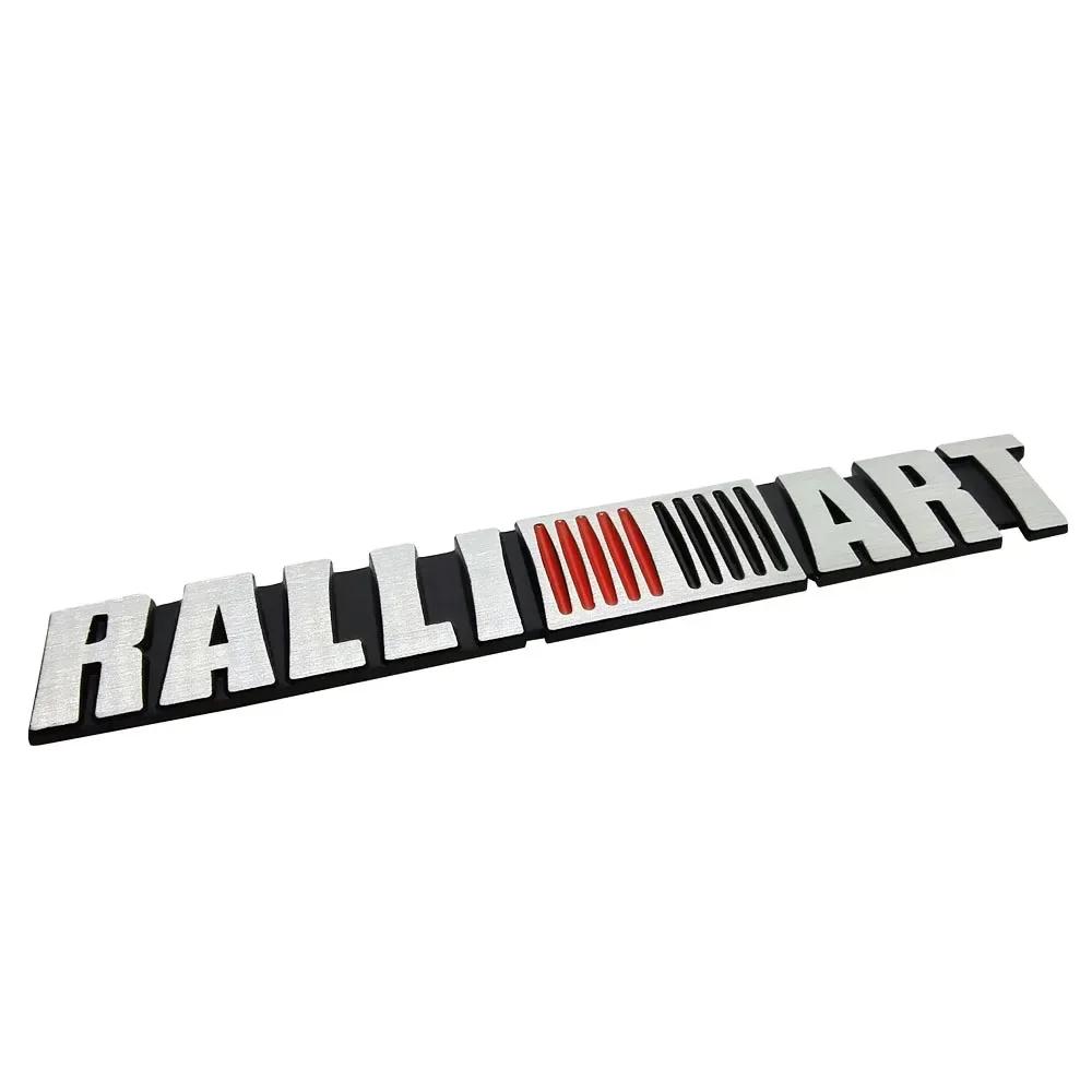 For Mitsubishi Ralliart ASX Lancer Pajero Outlander Eclipse Galant Mirage Metal Car Emblem Badge Sticker Rear Trunk Decals