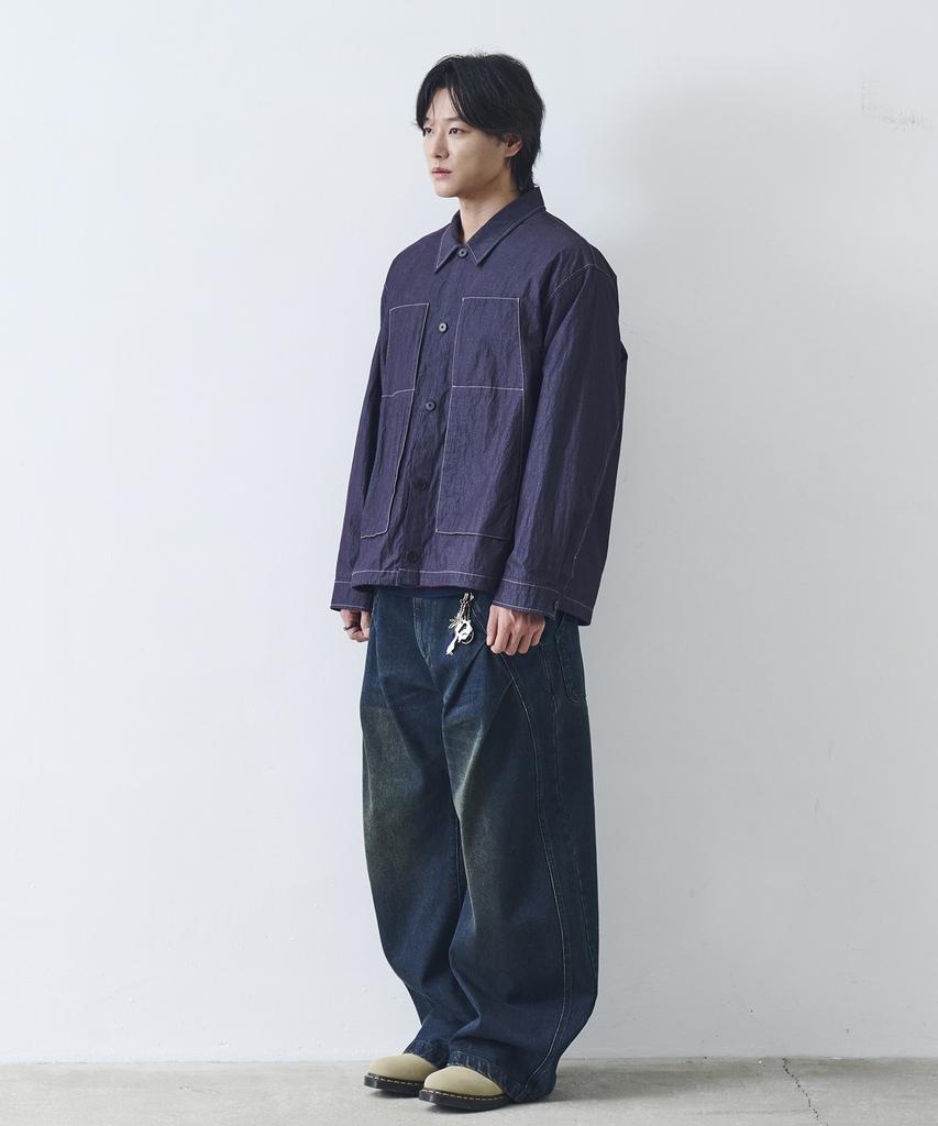 Nontype Modified Ladder Uniform Jacket (Navy)