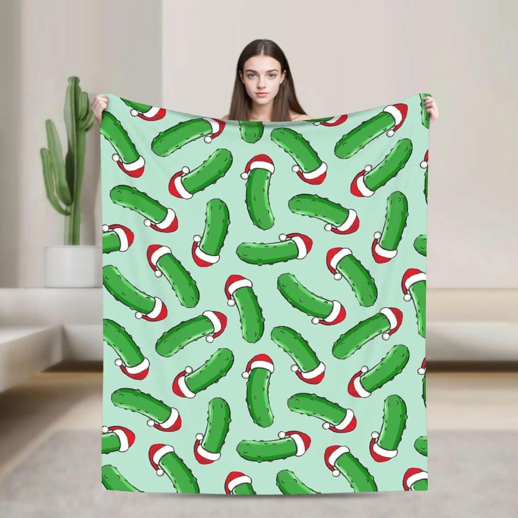 Christmas Fun Dinosaurs Super Warm Plush Throw Blanket for Kids Soft Flannel Sofa Bedspread Couch Chair Cover Trendy Home Decor