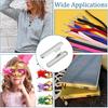 UNICRAFTALE 300pcs Stainless Steel Cord Ends - Metal Crimp Ends for Elastic String, Binding Webbing, Hanging - 15.5x3x3mm