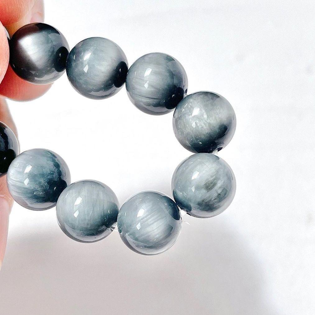 Men's Bracelet, Round Single-loop Beaded Bracelet, Women's Accessory, New Model, Simple Stone Beads, for Men