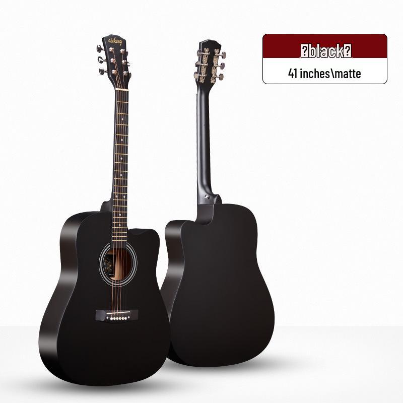 38-inch/41-inch Beginner Folk Guitar for Students and Universal Practice