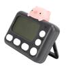 Digital Kitchen Timer Magnetic Forward Backward Countdown LCD Display Cute Cartoon Portable Desk