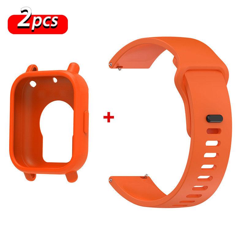 Original Silicone Strap+Case For Xiaomi Redmi Watch 5 Active smartwatch wristband Sport Bracelet correa Redmi watch 5 Lite bands