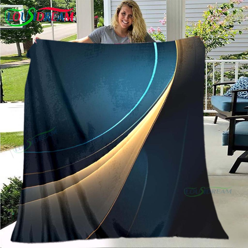 Fashion 3D Popular Mobile Wallpaper Four Seasons Blanket Sofa Cover Travel Bed Plush Blanket Travel Office Break Blanket Gift