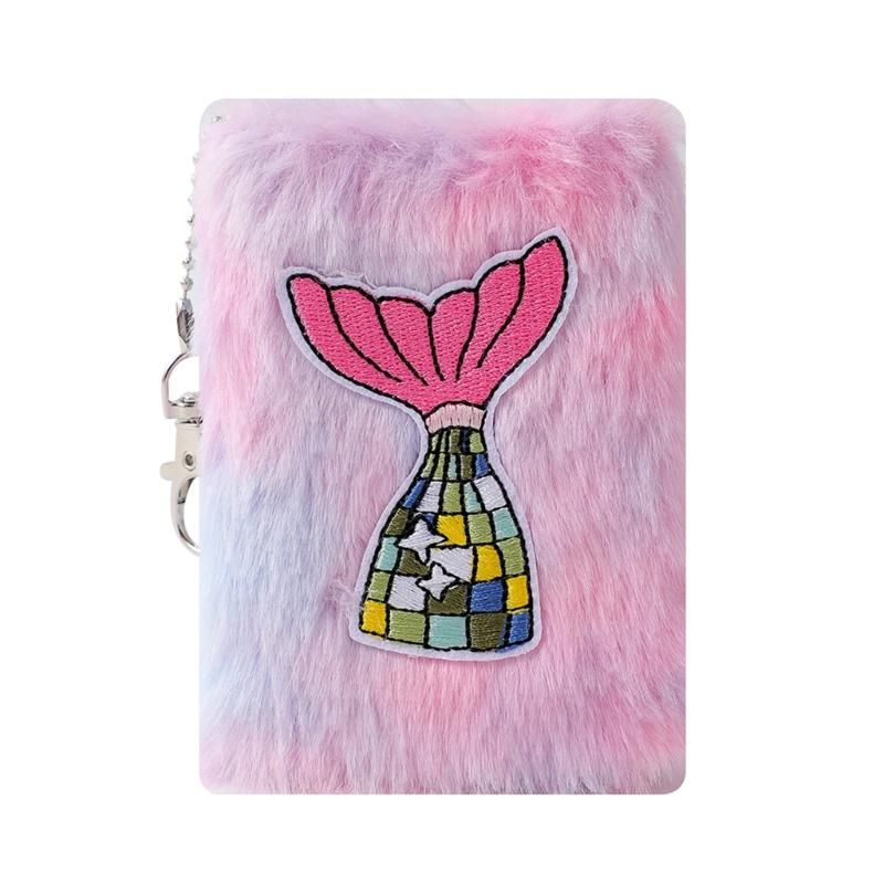 Mini Plush Writing Pad Ergonomic Pocket Notebook Recycled Paper Notepad For Office School Essential