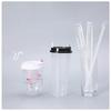 Shengbi Lai 26cm Disposable Curved Drinking Straws, 1000-Count