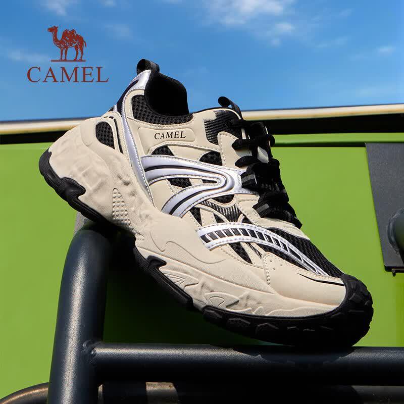 Camel Men's Retro Platform Dad Sneakers