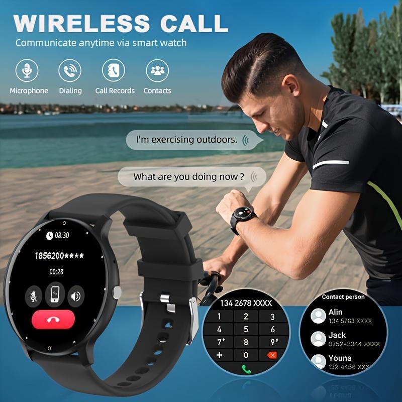 New Smart Watch Men Full Touch Screen Sport Fitness Watch IP67 Waterproof Wireless For Android/IPhone Smartwatch Men+box.