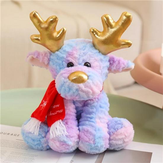Reindeer Plush Toy - Christmas & Birthday Gift for Girlfriend, Stuffed Animal Pillow