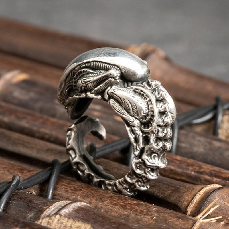 Retro Punk Inspired Open Adjustable Copper Finger Ring For Parties Weddings And Everyday Fashion Accessory