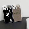 Luxuxy E-ETRO Logo Tempered Glass For Iphone 14 13 12 11 Pro Mini XS MAX 14Plus X XS XR Cover