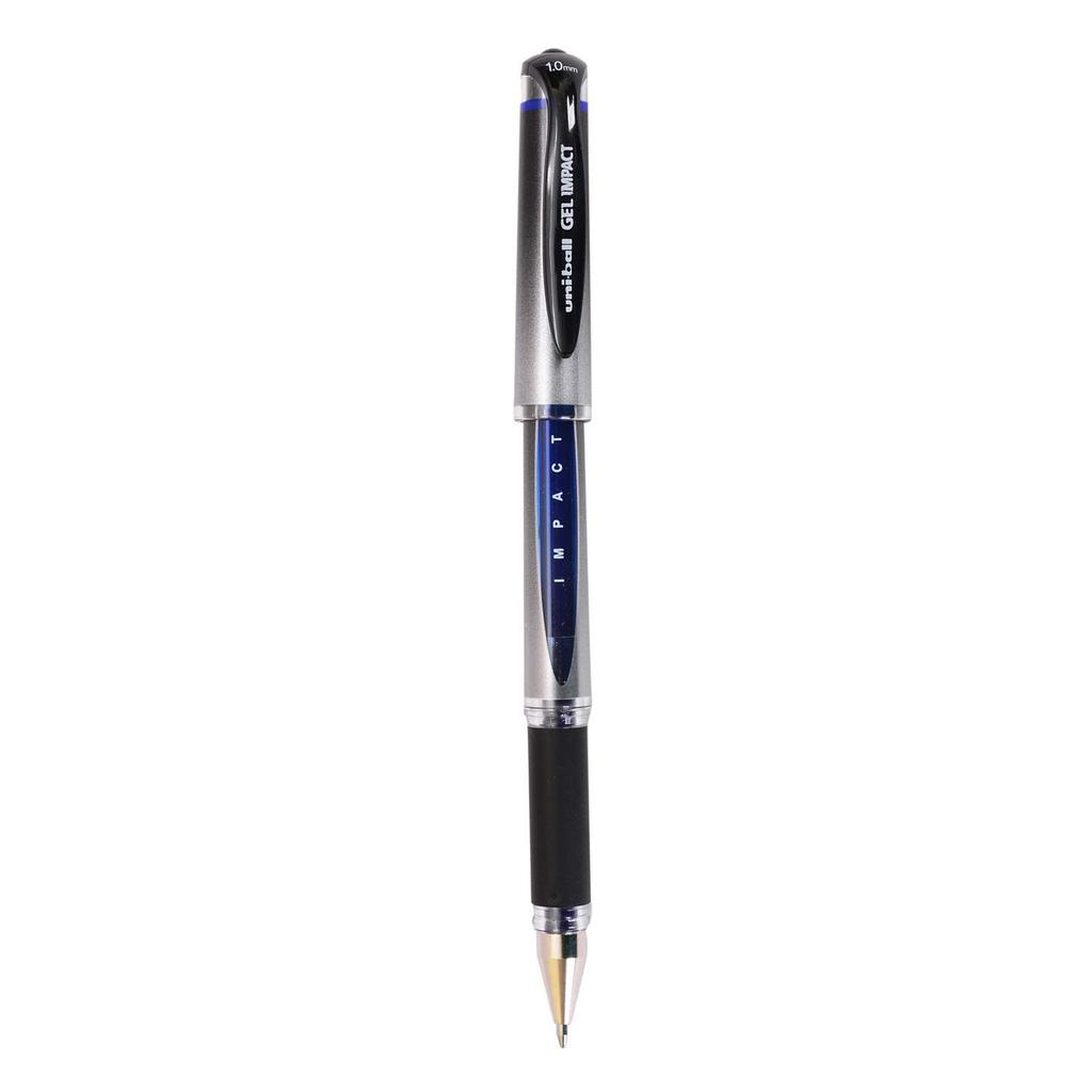 Uni-Ball UM-153S Gel Impact 1.0 Mm Blue Ink Gel Pens Pack of 5 for Office, Home & School Writing