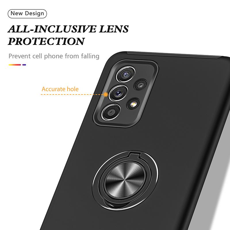 Samsung A52 Car Mount Phone Case with Magnetic Ring, Protects, and Prevents Falls