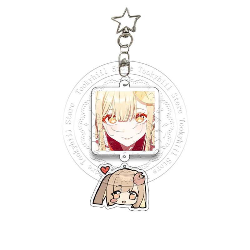 

Cosmic Princess Kaguya Acrylic Keychain Noi Komazawa Yachiyo Tsukimi Anime Cartoon Character Acg Pendant Bag Keyring Girl Gift about 7cm