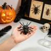 Gedetailleerd Spinnenornament voor Display Realistisch Beeldje, Levensgetrouw Nep Vogelspin Figuur, Plastic Dierlijk Arachnide Model Halloween Grappen Props,