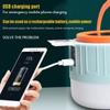 2PCS přenosná vysoce výkonná LED svítilna Campingové vybavení Solární nabíjecí lucerna USB žárovka Camping Stan Lampa Osvětlení Vodotěsné