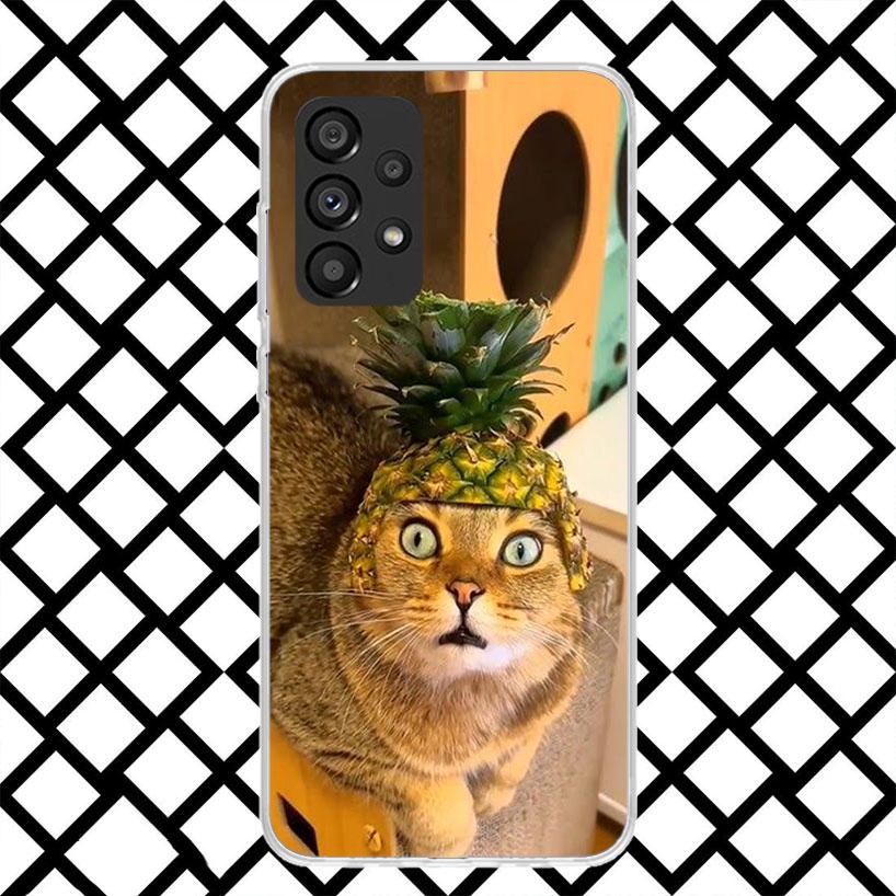 Pet Cat Funny Memes Phone Case for Samsung Galaxy A52 A42 A32 A22 A12 A02S A51 A50 A71 A70 A41 A31 A21S A40 A30S A20S A10S A11