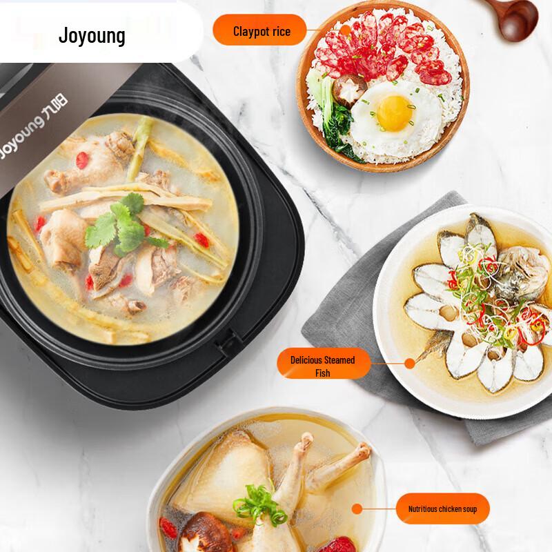 Joyoung F-40FZ820B Multi-function 4L Electric Rice Cooker CN Plug (adapter Included)