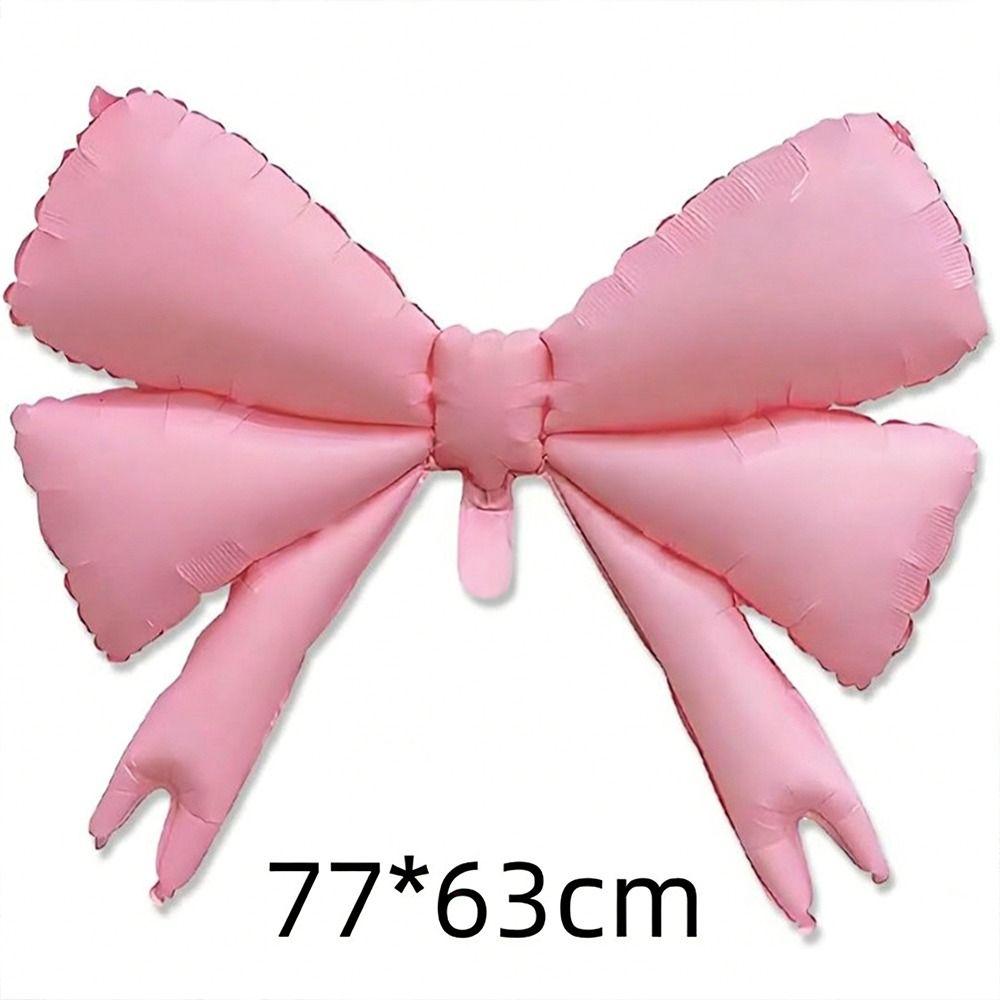 Reusable Pink Bow Balloons  for Girls Birthday Baby Shower Decorations Wedding Decorations
