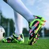 Men's Low-top Football Boots Large Size Long Nails PU Leather Boys Soccer Shoes Nailing Anti-slip Football Boots