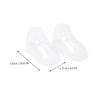 ULDIGI Clear Baby Shoe Display Plastic Shoe Maintain Shoe Prevent for Home Stores 100-Pack Stands, Holders, Shape, Wrinkles,