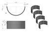Set of connecting rod bearings N-0.25 (1st cut) 50103911, 90060121 C-330 ORIGINAL URSUS