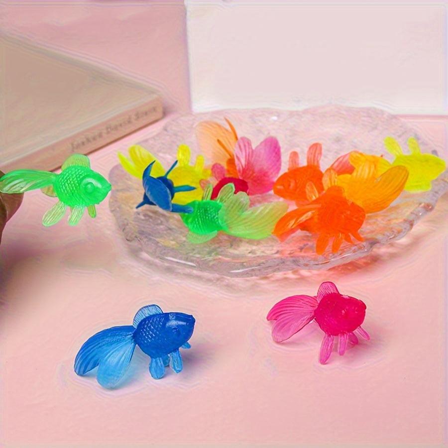 20pcs Floating Fake Goldfish Set with 2 Nets - Realistic Plastic Water Decor for Indoor/Outdoor, No Battery Summer Pool ZSY