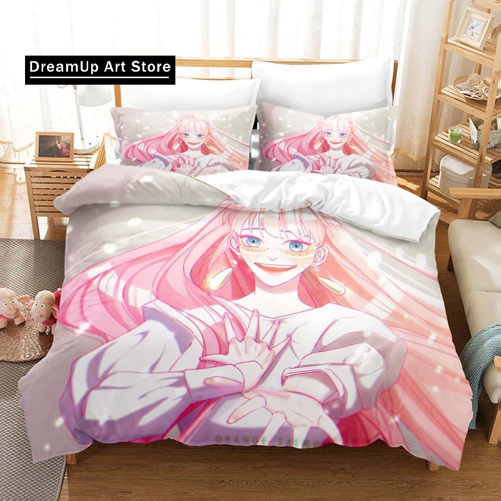 Anime Sänglakan Set Belle Sängkläder Set Enkelsäng Tvilling Full Queen King Size Sängset Vuxen Barn Sovrum Påslakanset Hemtextilier