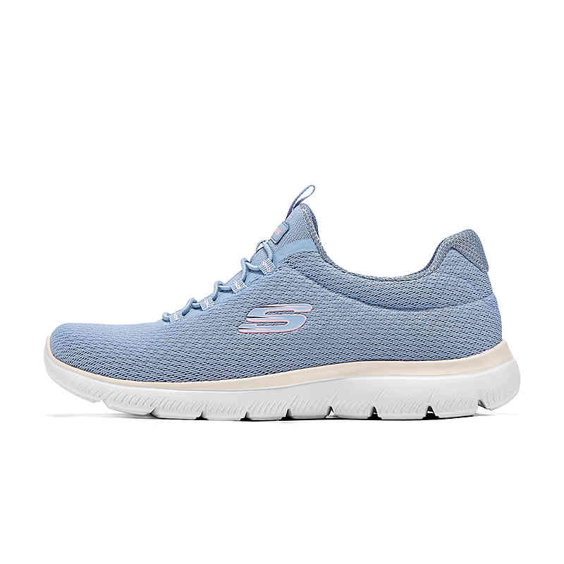 Skechers Sport Удобные Повседневные Низкие Кеды Женские Светло-Голубые 150268-LBMT 37