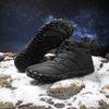 Plush Outdoor Sneakers Winter Hiking Shoes Warm Cotton Shoes Men Women Ankle Boots Anti-slip Trekking Camping Shoes