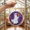 Adult Halloween Activity Acrylic Puzzle Suncatcher Window Hanging,7.87 Inch Sun Catcher Decorative Hanging Decoration Ornament, Ideal for Gifting and