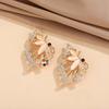 Zinc Alloy Brooch Pin, Butterfly Shape Lapel Badge with Rhinestones Inlaid, Brooch Versatile Accessory for Sweaters Collars Hats Bags Coats Scarves